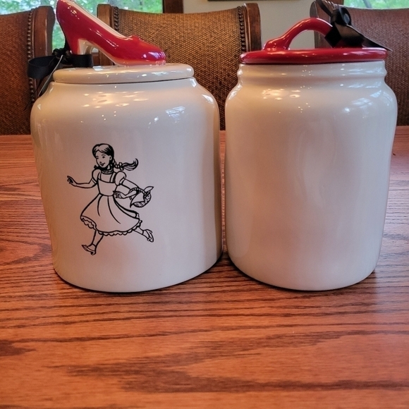 RAE DUNN There's no place like home canister set of 2.  Wizard of Oz. Wicked. - Picture 2 of 8